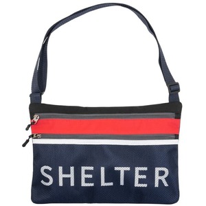 SHELTER シェルター サコッシュ レッド ショルダーバッグ