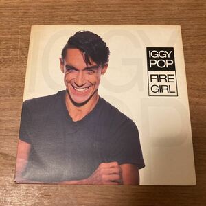 uk盤 オリジナル iggy pop/fire girl/blah blah live/AM392/7インチEP