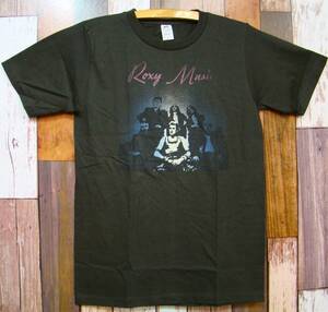 【送料無料】灰 M★新品【Roxy Music】ロキシーミュージック★プリントTシャツ