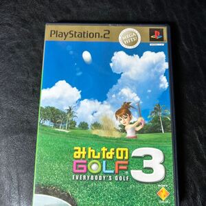 【PS2】 みんなのGOLF3 MEGA HITS！ （再販）　動作確認済み　取説付き　プレイステーション PlayStation プレステ2