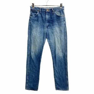 Wrangler カウボーイ ロングパンツ W34 ラングラー 13MWZ ライトブルー コットン メキシコ製 古着卸 アメリカ仕入 2406-500