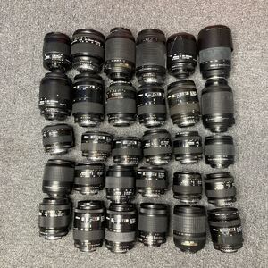 【A3】計30個 Nikon AFレンズ　純正　ズームレンズ まとめ売り 24-50mm 28-70mm 28-80mm 35-80mm 35-105mm など ジャンク品 