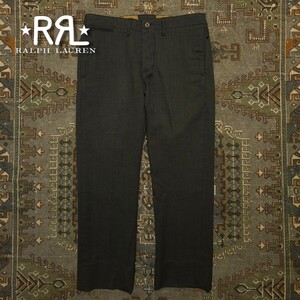 【傑作品】 RRL Officers Wool Trouser 【32】 オフィサーズ ウール トラウザー 米国陸軍 1940s パンツ US ARMY ボタンフライ Ralph Lauren