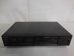 湘/SONY/CDプレーヤー/CDP-570/ブラック/ソニー/CDデッキ/レトロ/オーディオ機器/再生機/電源コード式/通電のみ確認/使用感有★11.1-248★