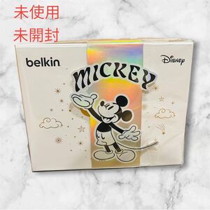 未使用　未開封　belkin ディズニー 限定　モバイルバッテリー　急速充電器　 ギフトボックス Disney ミッキー