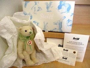 ■ Steiff シュタイフ ネイチャーワールド 1000体 限定品 テディベア YUKI ぬいぐるみ 箱・証明書付き 新品未使用品