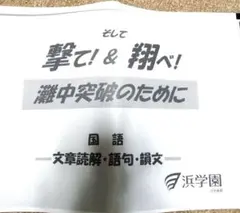 浜学園小６ 撃て翔べ！灘中突破のために