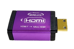 HDMI-miniHDMI変換アダプター MORELECE