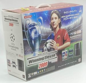 PLAYSTATION 3 (80GB) ウイニングイレブン x UEFA Champions League アニバーサリーBOX (クリアブラック)