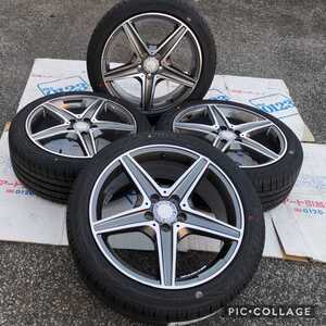 新品 タイヤホイール4本セット ベンツ Ｅクラス W212 18インチタイヤとホイール付き4本セット 245/40R18 245/40R18タイヤ年式2021