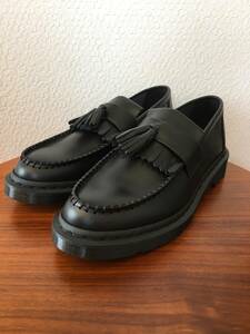 UK 8（27.0cm）｜ドクターマーチン Dr.Martens エイドリアン MONO タッセルローファー 30637001 黒 人気モデル (正規品)(新品)(即決)