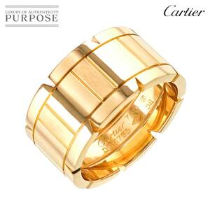 カルティエ Cartier タンクフランセーズ #59 リング K18 YG イエローゴールド 750 指輪 Tank Francaise Ring【証明書付き】 90227383