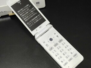 未使用新品 京セラ GRATINA 4G ホワイト KYOCERA ガラホ KYF31SWA