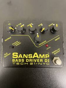 1000円スタート【中古】TECH21 テック21 NYC SANSAMP サンズアンプ BASS DRIVER DI ベース用 音響機材　