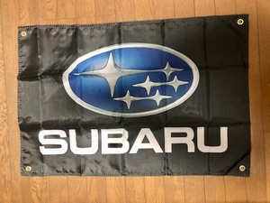 誰も持ってない？お部屋・ガレージに！　スバル　SUBARUロゴ　黒　通常サイズ　送料無料！　レガシィ　レヴォーグ　インプレッサ