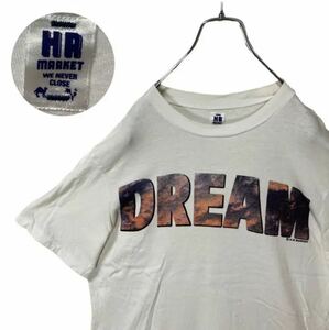 希少！オールドハリウッドランチマーケット 夕焼けDREAMでかロゴTシャツ