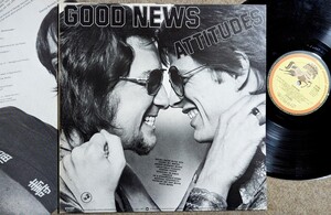 Attitudes-Good News★英Dark Horse Orig.盤/マト1/Danny Kortchmar/Jim Keltner/David Foster/Paul Stallworth/Waddy Wachtel