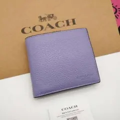 新作　新品　COACH　折り財布　メンズ　人気の小銭入れ付き