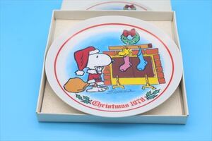 1978年 Schmid Peanuts Snoopy Christmas Plate/スヌーピー お皿 壁掛け/クリスマス/ヴィンテージ/170599465