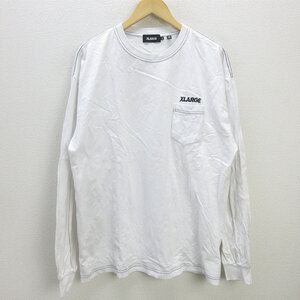 G■エクストララージ/XLARGE ロンT/カットソー 101229011002【XL】白/men