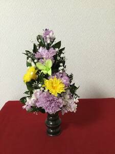 プリザーブドフラワー仏花・紫カーネーション