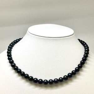 1円〜!!◎パールネックレス◎D 約38.8g 約42.5cm 約7.5-8.0mm珠 pearl necklace jewelry パール DB0/DB0 26