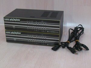 Ω XY 15174# 保証有 ALEXON【 VIA400N 】(2台セット) アレクソン VoIP/ISDNアダプター 領収書発行可