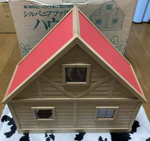 エポック社☆シルバニアファミリー初期赤い屋根のお家☆中古レトロ