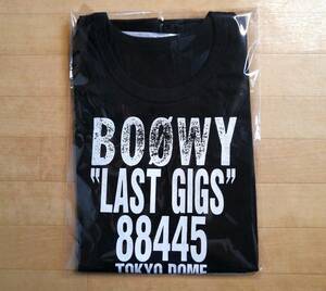 当時物 1988年 BOOWY ⑥ タックトップ 黒 LAST GIGS 88445 新品 グッズ 氷室京介 布袋寅泰