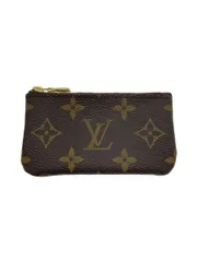 LOUIS VUITTON ポシェット・クレ_モノグラム・キャンバス_BRW PVC ブラウン メンズ