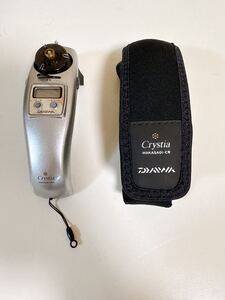 美品 ダイワ クリスティア ワカサギ CR II Daiwa Crystia ケース付 電動リール シルバー MADE IN JAPAN 日本製 桧原湖 岩洞湖　