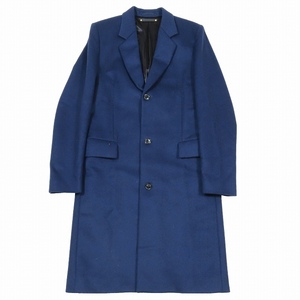 16AW ポールスミス PAUL SMITH ビーバーメルトン シングルチェスターコート アウター BEAVER MELTON SINGLE-CHESTER COAT サイズL