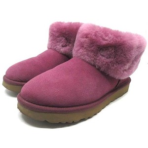 アグ オーストラリア UGG australia クラシック ミニ フラッフ CLASSIC MINI FLUFF ムートン ショート ブーツ 1106757 パープル 紫 24cm