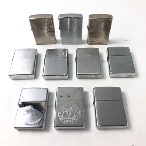 ★E10269/ZIPPO ジッポー/オイルライター/ハワイ/ラスベガス 等/1995/2000 他/シルバー/まとめて/計10点セット/火花OK含 す