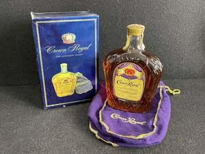 ST0611-32　Crown Royal　DELUXE　Canadian Whisky　750ml　40％　クラウンローヤル　デラックス　カナディアンウイスキー　古酒