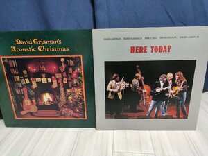 【ハイブリッド洗浄】★レコード★ブルーグラス DAVID GRISMAN/デヴィッド・グリスマン HERE TODAY 2枚セット【3点以上で送料無料】 13LP10