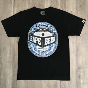 ★激レア★ BAPE BEER Tシャツ Mサイズ a bathing ape ビール エイプ ベイプ アベイシングエイプ NIGO 裏原宿 NOWHERE 初期 vintage