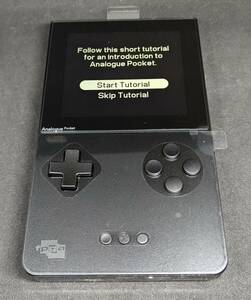 期間限定版 最新版アルミ製 黒色 レトロ携帯ゲーム互換機 Analogue Pocket Limited Edition Console Black Anodized 