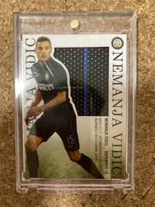 【新品】フロンティアインターナショナル Internazionale Milan インテルミラン 2014-2015 ジャージーカード 15番 Vidic ヴィディッチ