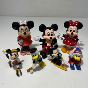 ディズニー ミッキー ミニー ドナルド PVC フィギュア ゼンマイ トコトコ 鉛筆削り 大量 セット まとめて ビンテージ レトロ 当時物 TOMY