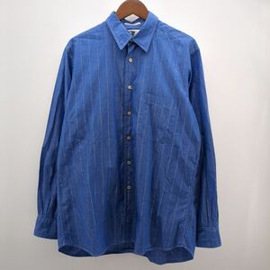 エンジニアド ガーメンツ　長袖シャツ　ブルー　SIZE M　ストライプ　Engineered Garments　◆3109/宮竹店