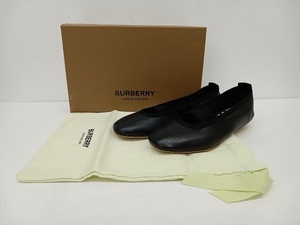 BURBERRY バーバリー ミニグレース バレリーナ レザー 箱・保存袋あり 22 ブラック 通年