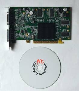 稀少！　ATi Radeon 9000 Pro Mac Edition 64MB ADC/DVI PowerMac G4 AGP 対応　OS9.2.x ドライバー付 