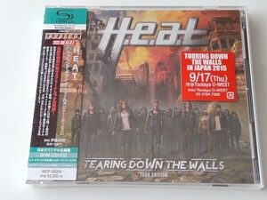 【未開封商品美品】H.E.A.T / Tearing Down The Walls TOUR EDITION 日本企画盤SHM-CD+CD 2枚組 MICP30059 15年来日記念,SWEDENメロハー