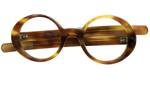 TRUEミュージアムピースOG重要作品 1960sオリジナル 英国製ハンドメイド OLIVER GOLDSMITHオリバーゴールドスミス GOO-GOO 丸眼鏡 a5964