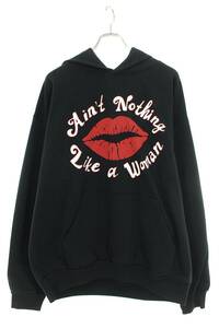 シンプルゴスペル SIMPLE GOSPEL AIN’T NOTHING LIKE A WOMAN HOODIE サイズ:XL フロントプリントプルオーバーパーカー 中古 BS99