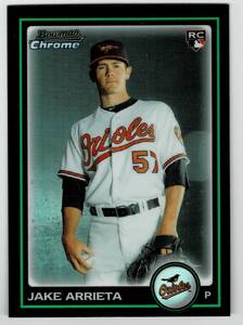 2010 Bowman Chrome Draft Jake Arrieta RC Refractor 