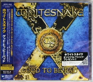 ◇ CD ホワイトスネイク WHITESNAKE グッド・トゥ・ビー・バッド GOOD TO BE BAD 初回盤 日本盤 WPCR-12846 新品 ◇