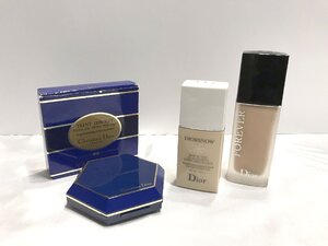 ■【YS-1M】 Christian Dior ■ディオールスキン フォーエヴァー 1N 010 30ml メイクアップベース パウダー ■ 3点セット【同梱可能商品】D