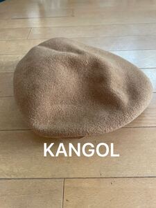 KANGOL カンゴール 帽子 ハンチング WOOL100% キャメル S/M